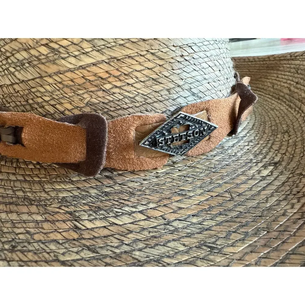 Stetson Monterey Bay Palm Leaf Straw Size Large - Picture 4 of 7